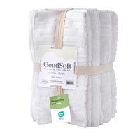 White Plush Towels (Set of 6)