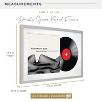 Gray Record Album Frame