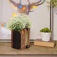 Book-Shaped Flower Vase
