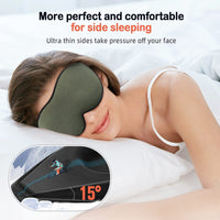 Olive Green Side-Sleeper Mask