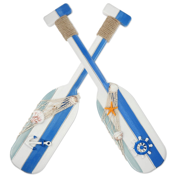 Wooden Oar Wall Decor (Set of 2)