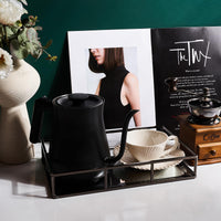 Smoky Black Mirror Tray