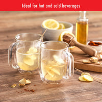 Double-Wall Coffee Glasses (Set of 4)