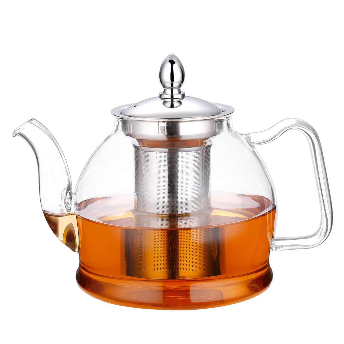Clear Glass Teapot & Infuser