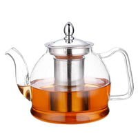 Clear Glass Teapot & Infuser