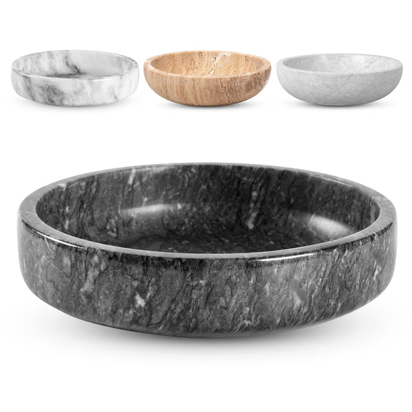 Black Marble Centerpiece Bowl