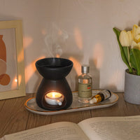 Black Ceramic Wax Warmer (Set of 2)