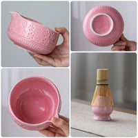 Pink Ceramic Matcha Kit