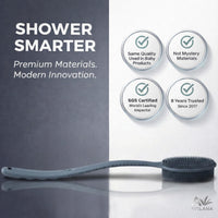 Dark Gray Silicone Body Scrubber