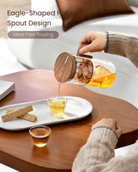 Walnut Magnetic Teapot