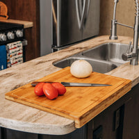 Brown Bamboo Cutting Board