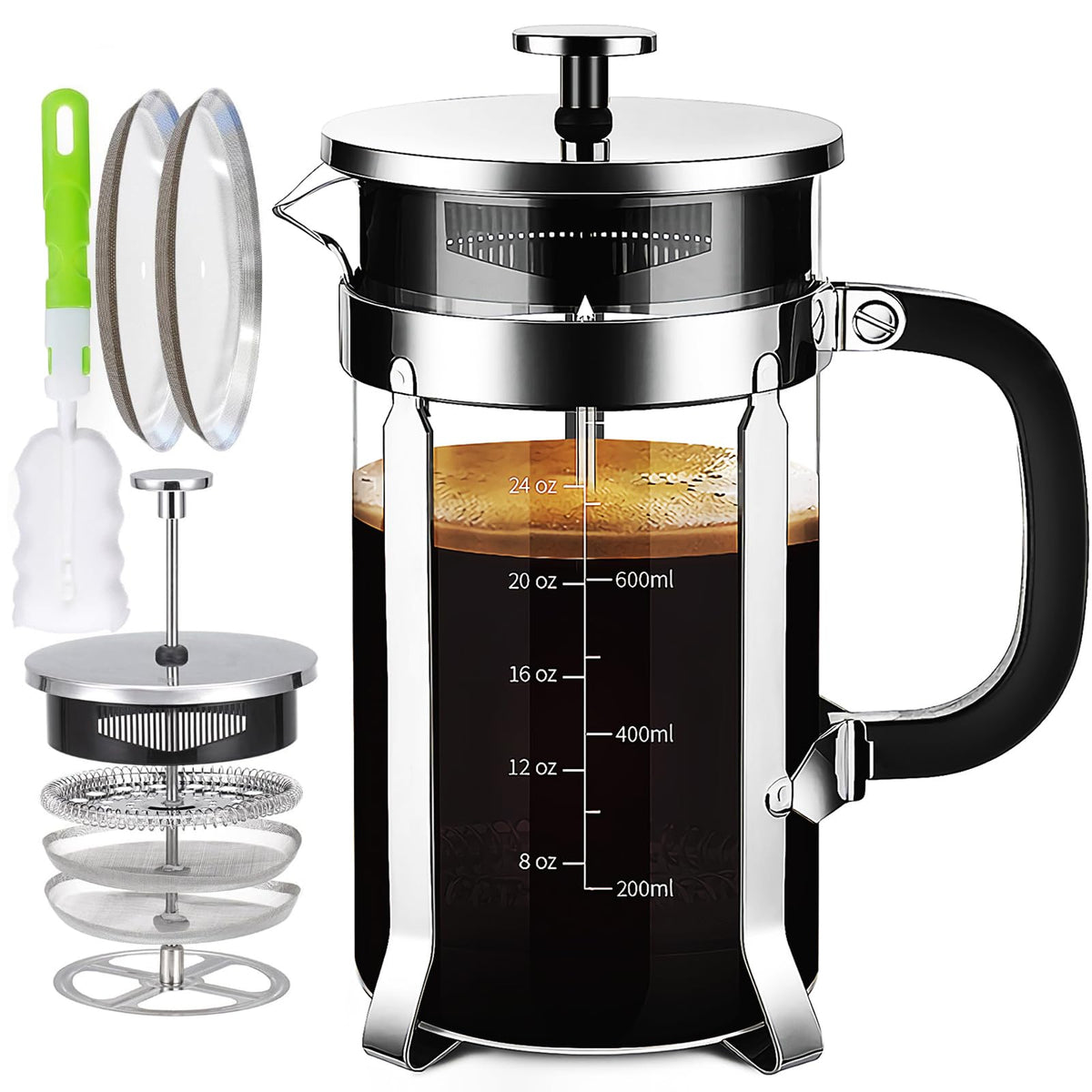 Glass French Press Coffee Maker