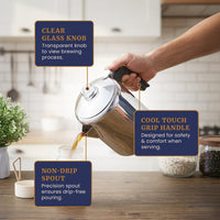 Stainless Steel Stovetop Percolator