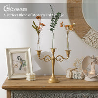 Glass Bud Vase Candle Holder (Set of 6)