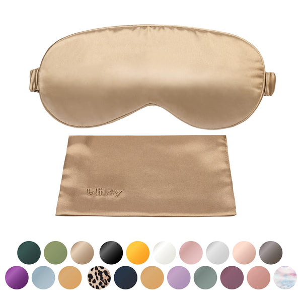 Taupe Silk Sleep Mask