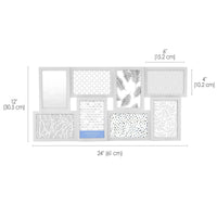 White Collage Picture Frame