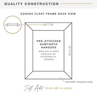 Natural Canvas Float Frame