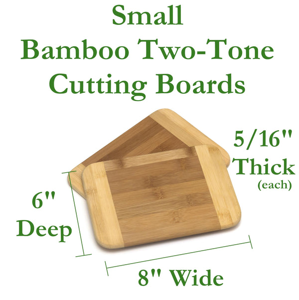 Bamboo Serving Boards (Set of 12)