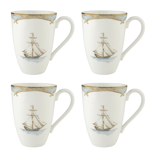 Porcelain Mugs (Set of 4)