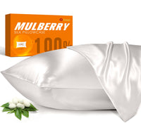 Ivory Silk Pillowcase