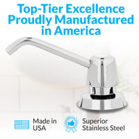 Silver Soap Dispenser