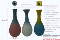 Multicolor Ceramic Bud Vases (Set of 3)