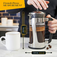 Polished Steel French Press