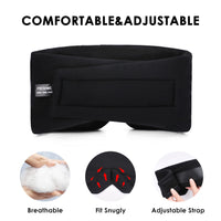 Black Cotton Sleep Mask