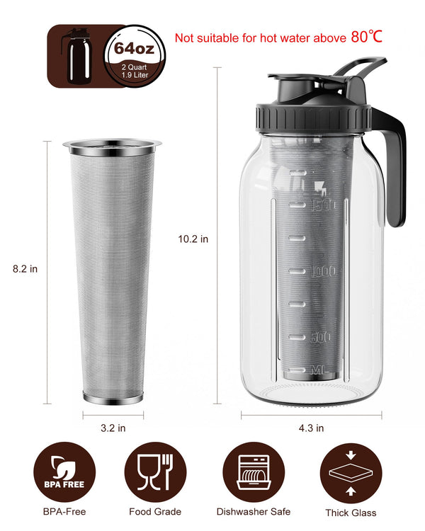 Black Cold Brew Coffee Maker