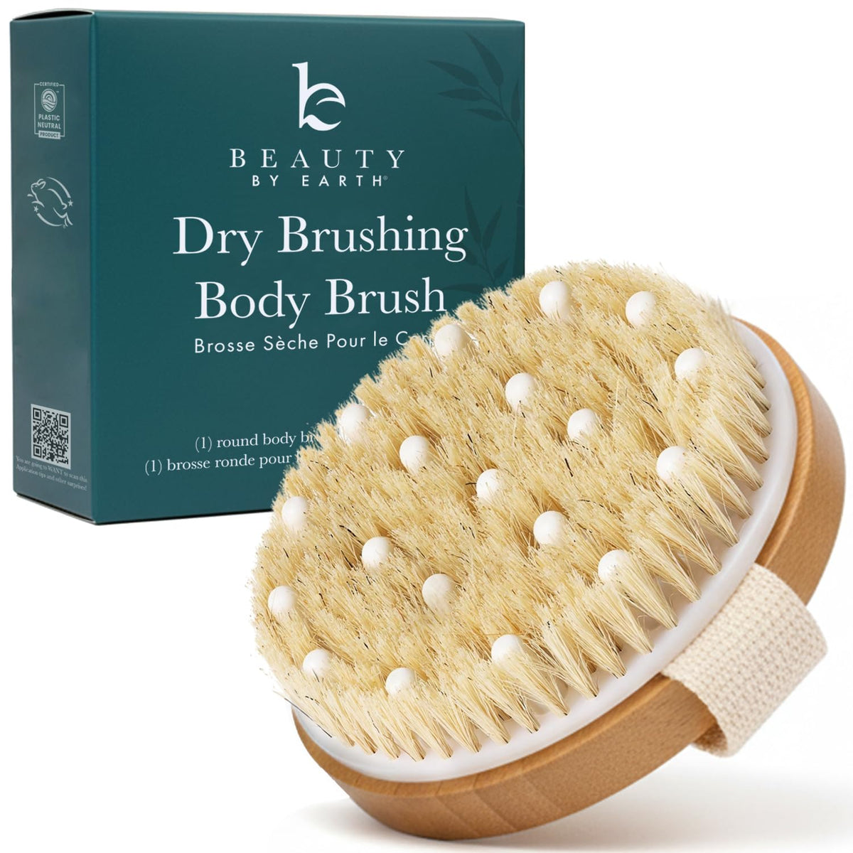Brown Dry Body Brush