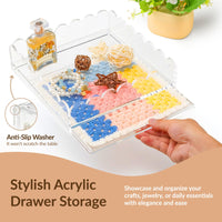 Acrylic Tray with Drawer