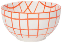Wobbly Check Country Bowls (Set of 4)