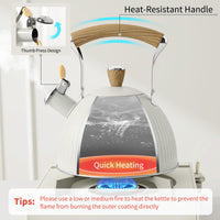 Creamy White Tea Kettle
