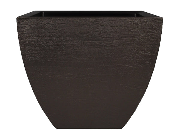 Espresso Square Planter