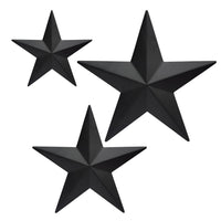 Black Barn Stars (Set of 3)