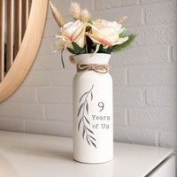 White Willow Keepsake Vase