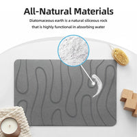 Grey Stone Bath Mat
