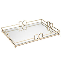 Champagne Gold Mirrored Tray