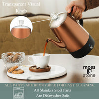Copper Coffee Percolator (Set of 5)