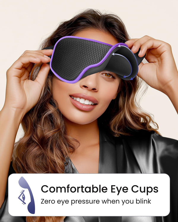 Purple 3D Sleep Mask