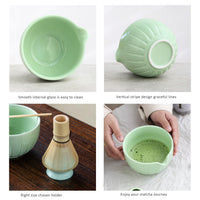 Green Matcha Bowl & Whisk