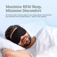 Black Ice Silk Sleep Mask