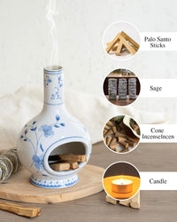 Blue & White Porcelain Incense Burner