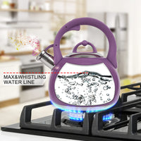 Purple Whistling Tea Kettle