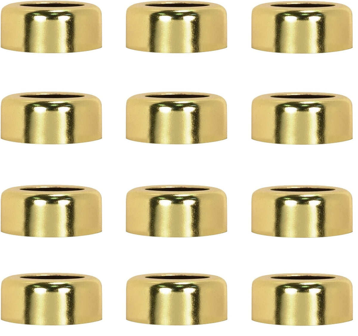 Brass Candle Covers (Set of 12)