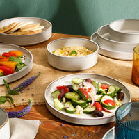 Moonstone White Dinnerware (Set of 16)
