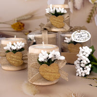 Wood Tealight Candle Holders