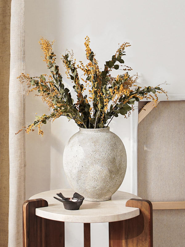 Sandstone Yellow Ceramic Vase