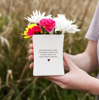 Small Square Keepsake Vase