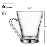 Cappuccino Glasses (Set of 4)